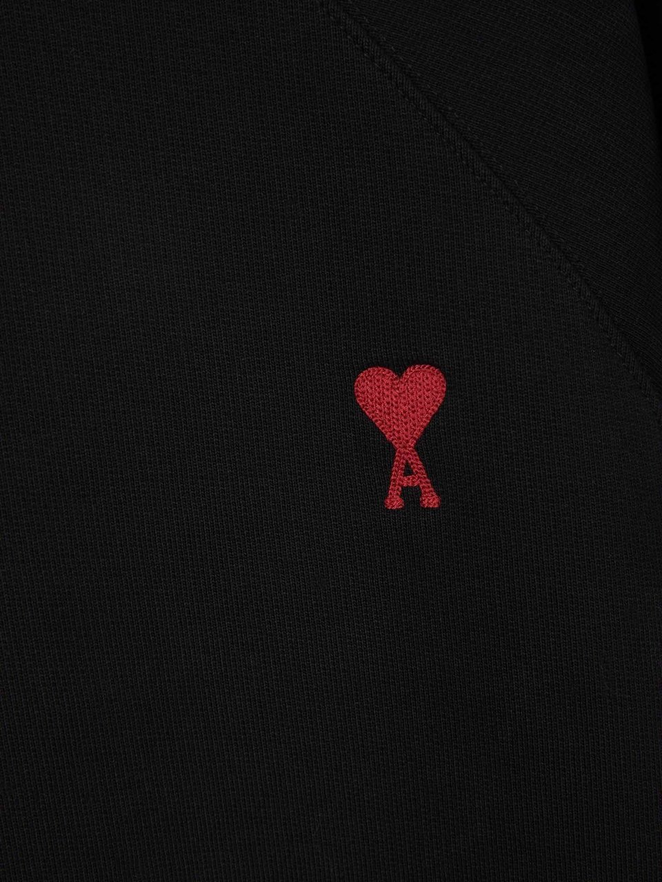 AMI Paris Cotton Logo Sweatshirt Zwart