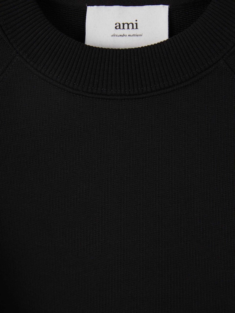 AMI Paris Cotton Logo Sweatshirt Zwart