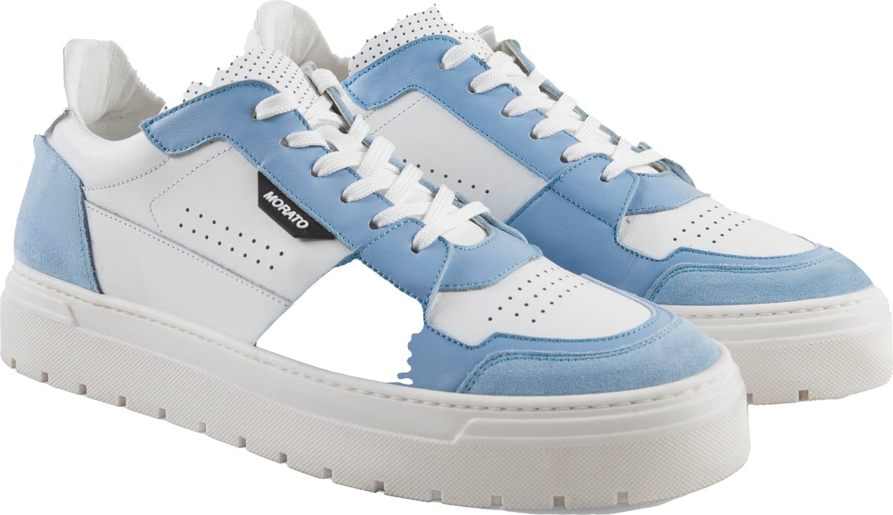 Antony Morato White/Blue Sneaker Wit