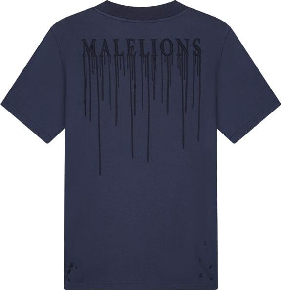Malelions Malelions Men Painter T-Shirt - Navy Blauw