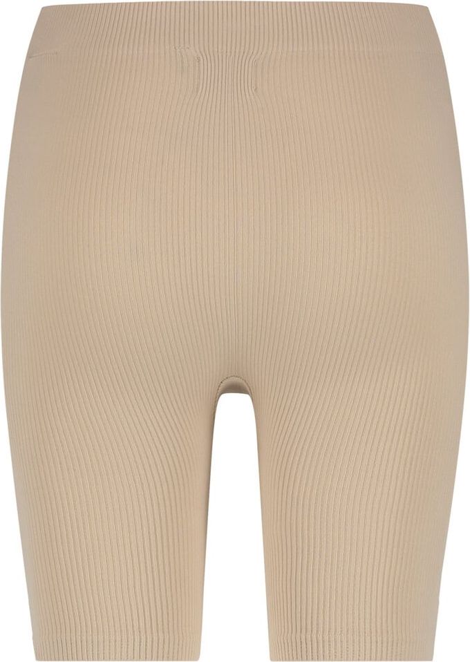 Malelions Malelions Women Ivy Rib Shorts - Taupe Beige