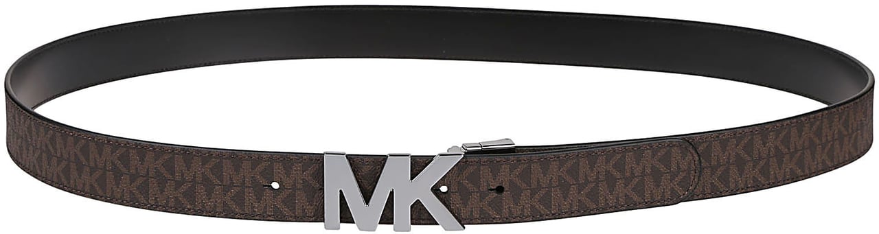 Michael Kors Reversible Logo Buckle Belt Brown Bruin