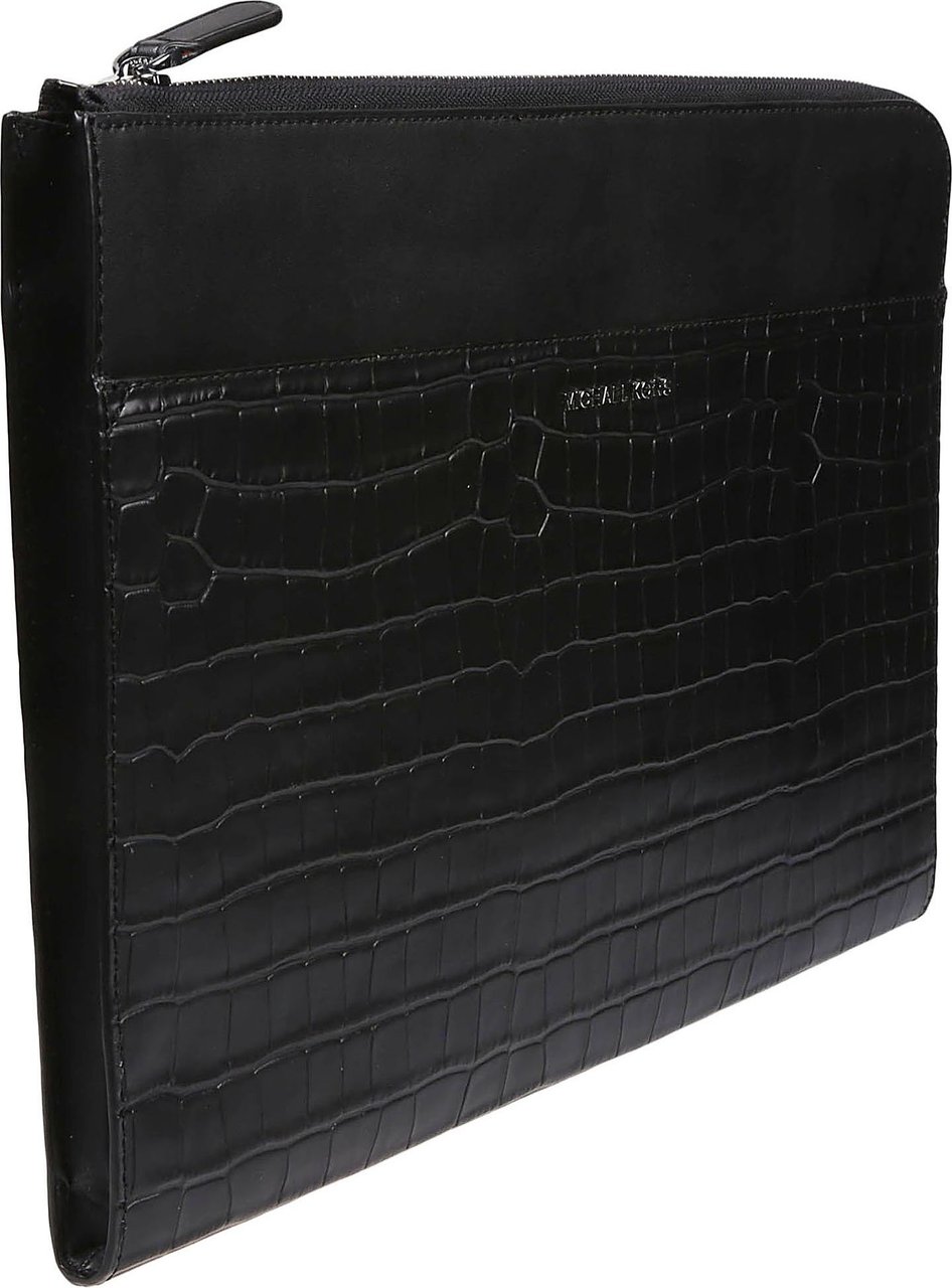 Michael Kors Hudson Laptop Case Black Zwart