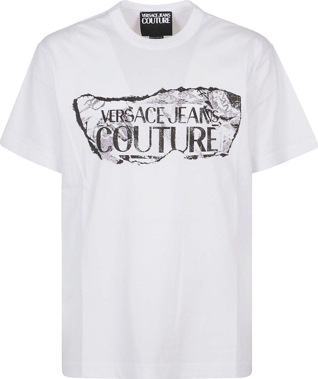 Versace Jeans Couture Versace Couture Heren T-shirt Wit 76GAHE03-CJ00E/003 Wit