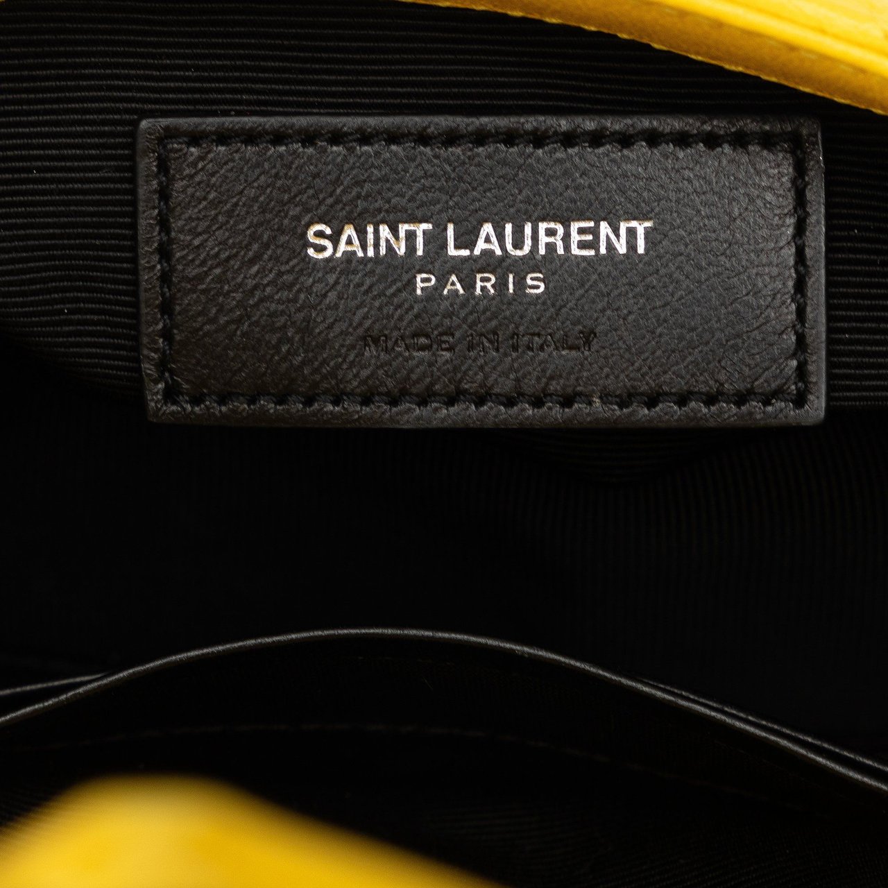 Saint Laurent Baby Monogram Matelasse Classic Chain Bag Geel