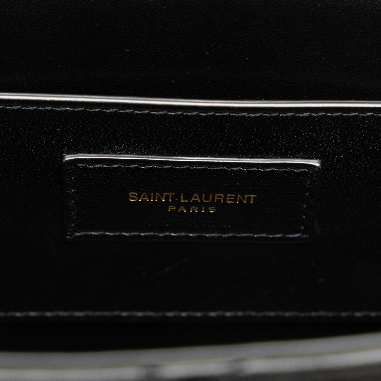 Saint Laurent Lambskin Quilted June Box Bag Zwart