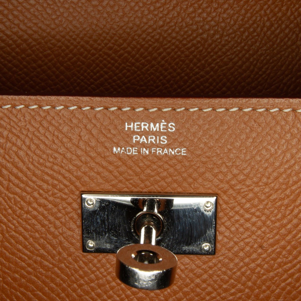 Hermès Epsom Kelly Classic Wallet Bruin