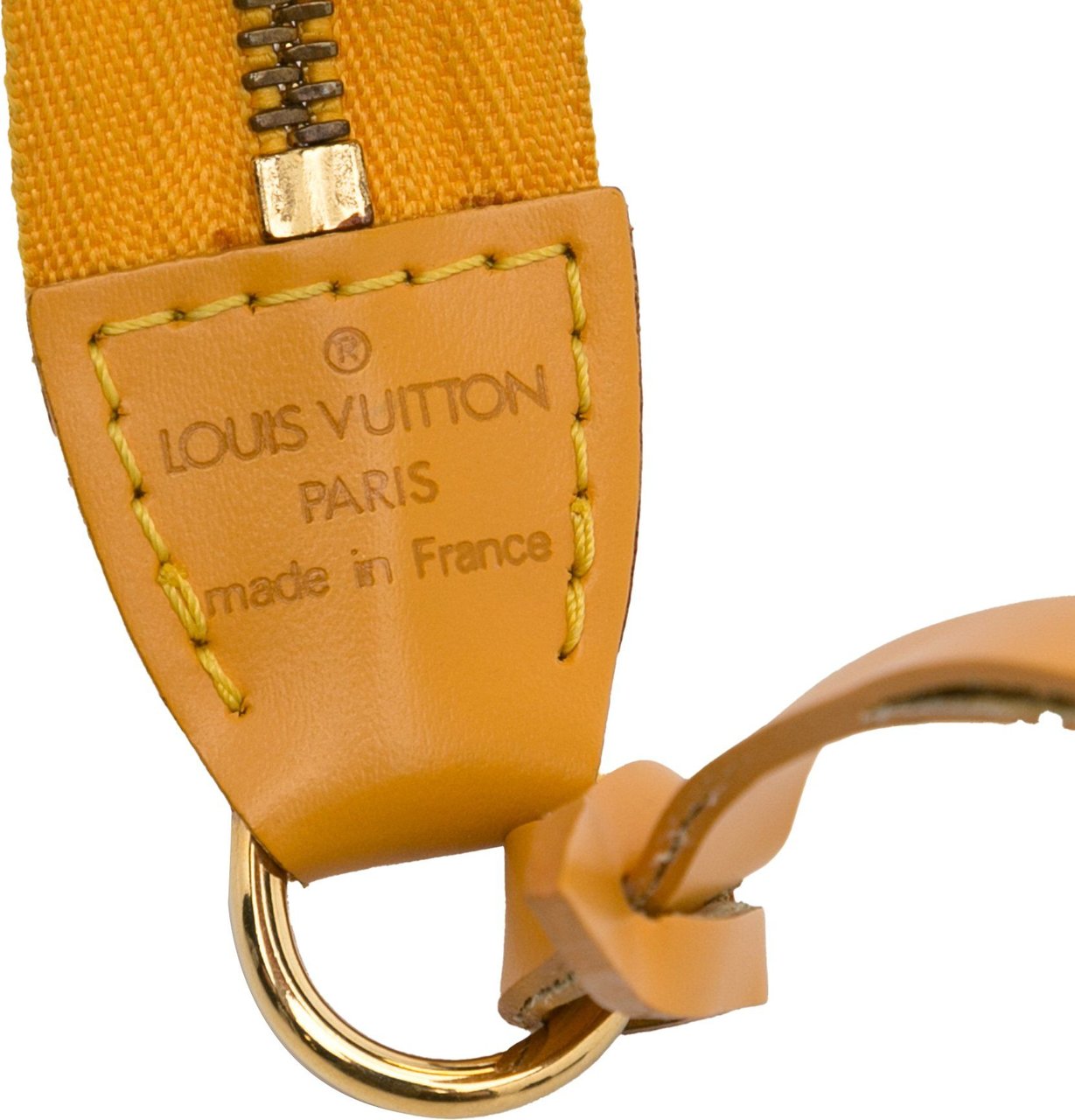 Louis Vuitton Epi Pochette Accessoires Geel