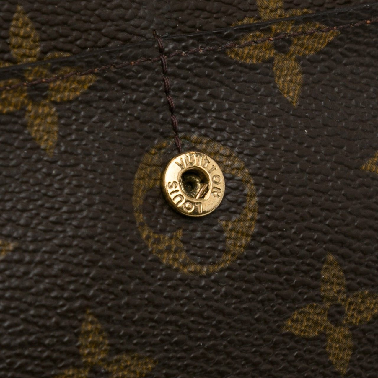 Louis Vuitton Monogram Sarah Long Wallet Bruin