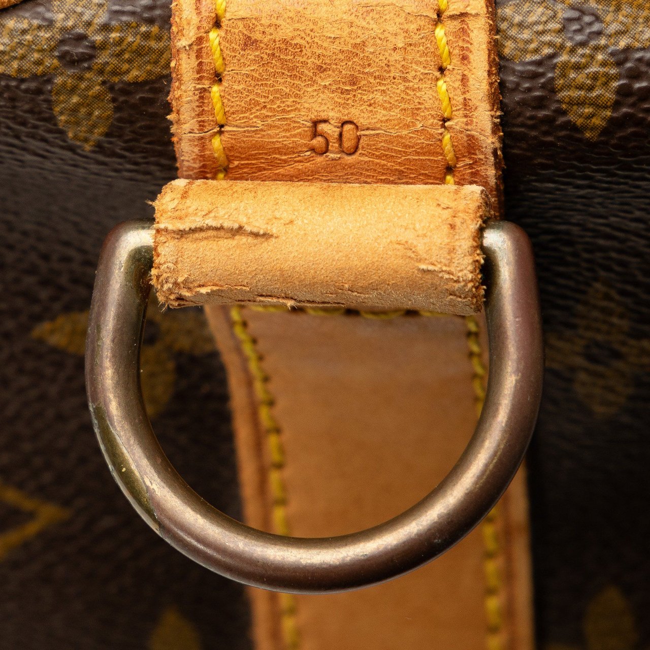 Louis Vuitton Monogram Keepall Bandouliere 50 Bruin