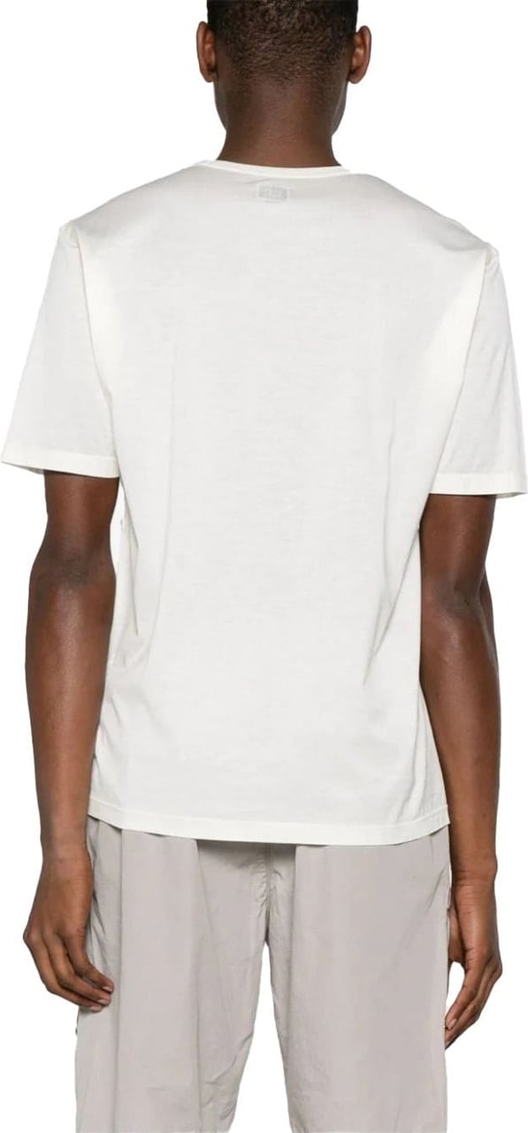 CP Company jersey no gravity t-shirt white Wit