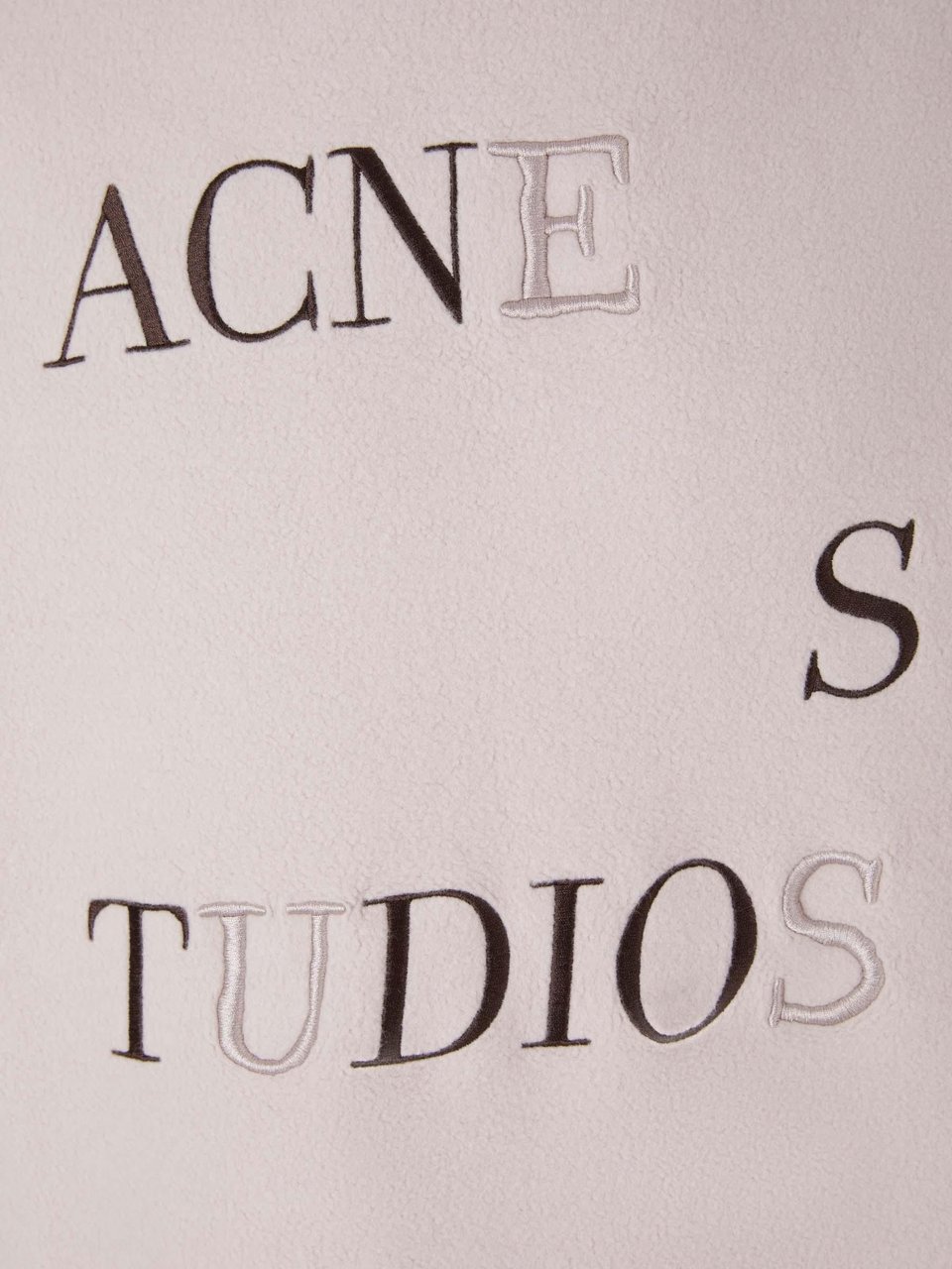 Acne Studios Embroidered Logo T-Shirt Paars