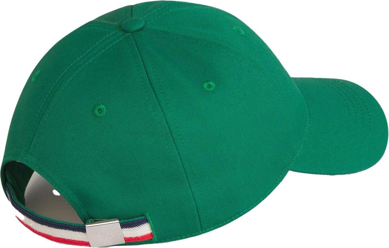 Moncler Logo Cotton Cap Groen