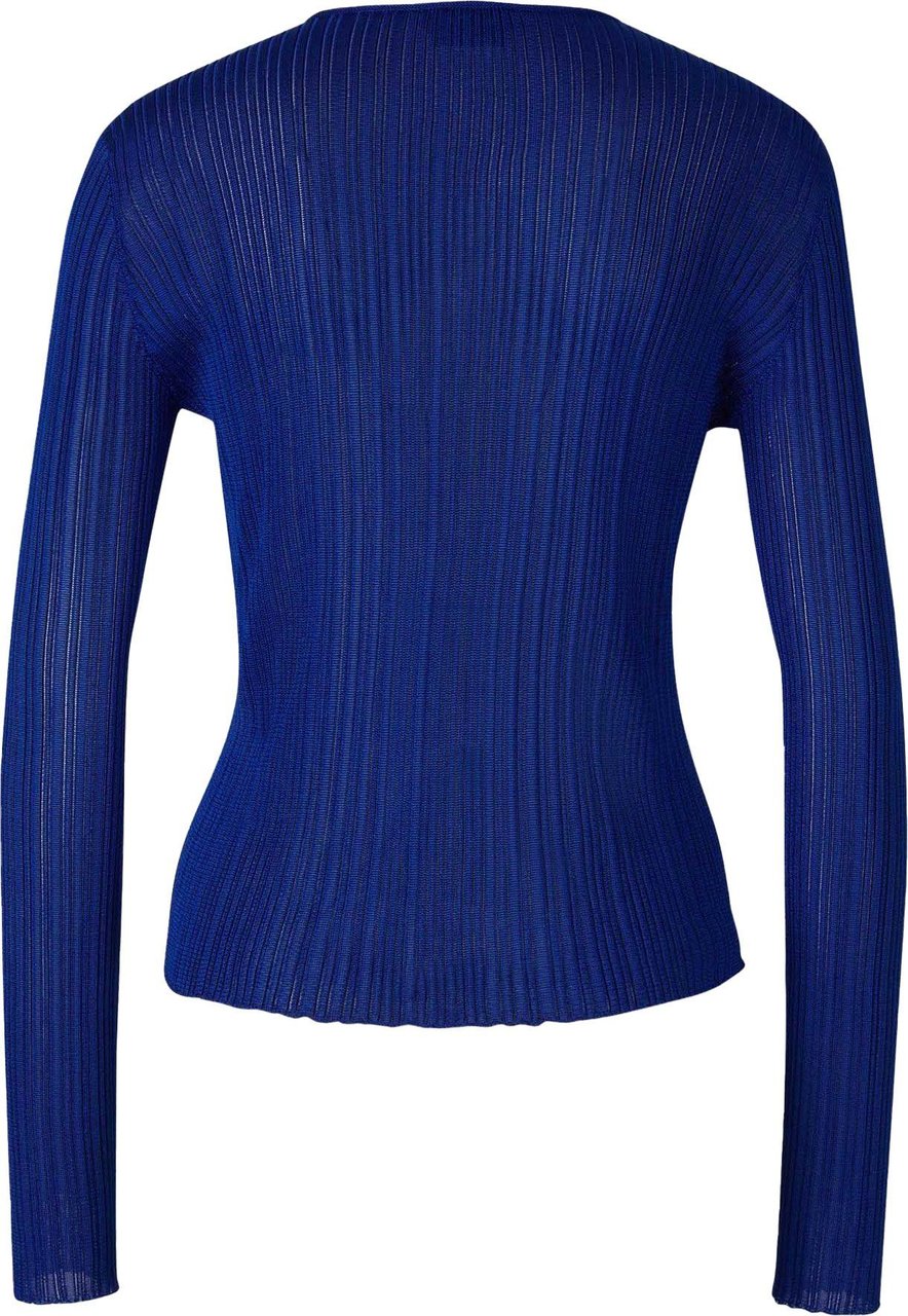 Tom Ford Textured Cotton Sweater Blauw