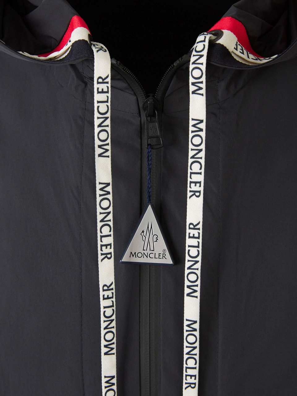Moncler Hooded Technical Jacket Zwart
