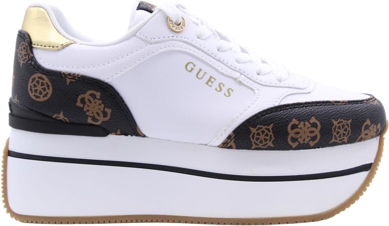 Guess Camrio Platform Sneaker Wit