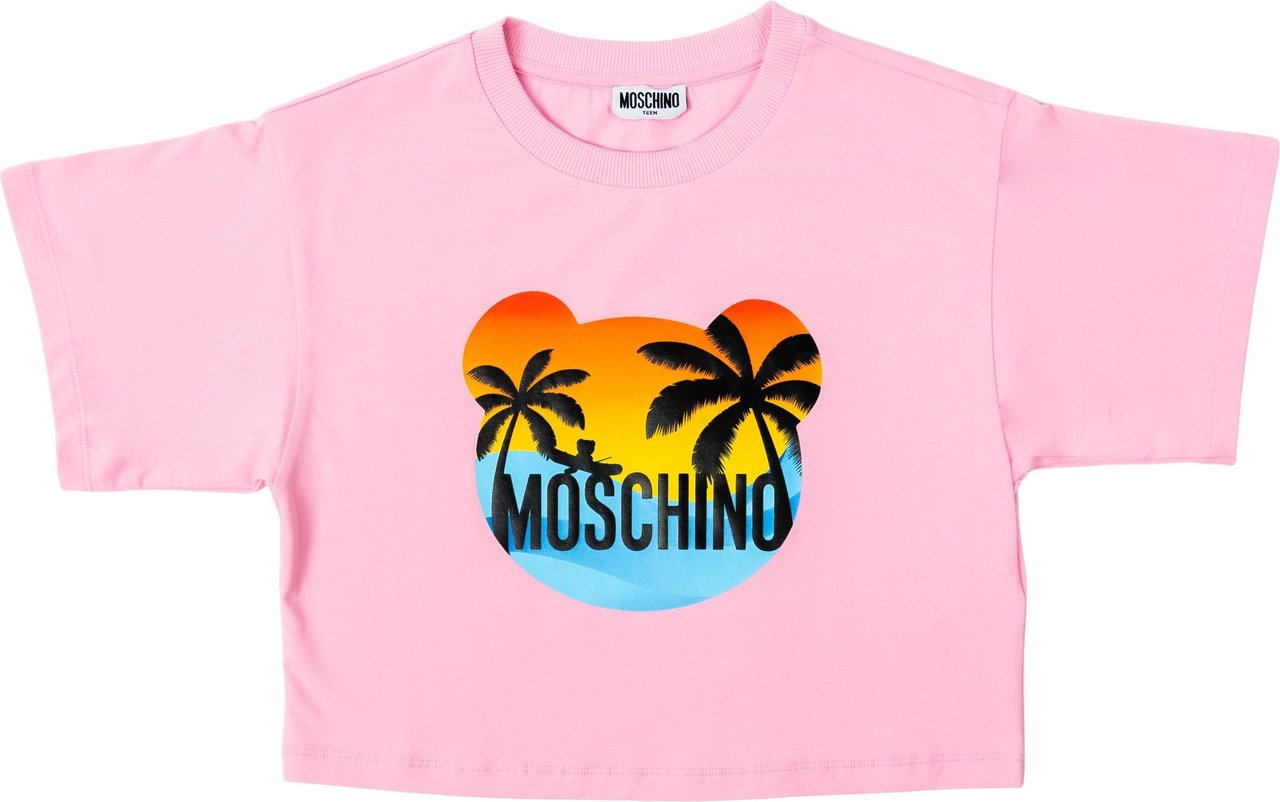 Moschino T-shirt Roze