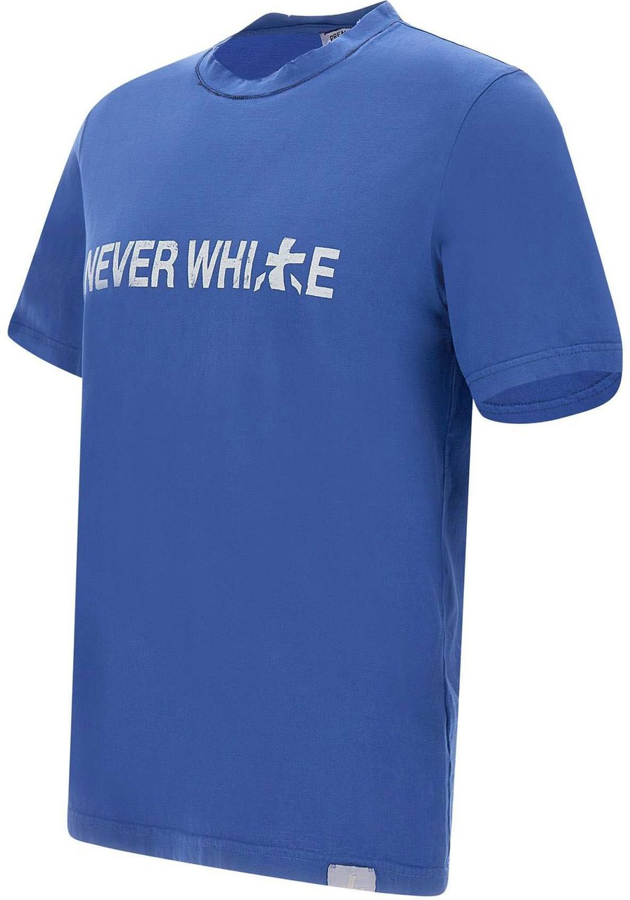 Premiata Athens Blue T-shirt Blue Blauw