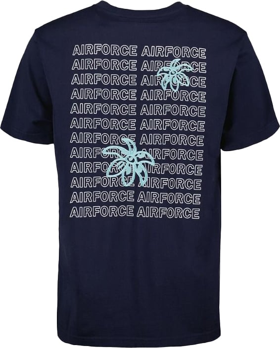 Airforce Bloom T-shirt Indigo Blue Blauw