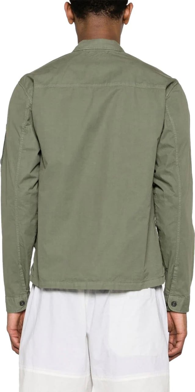 CP Company shirtjacket khaki Groen