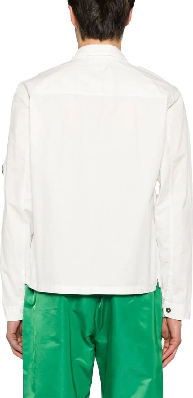 CP Company shirtjacket white Wit