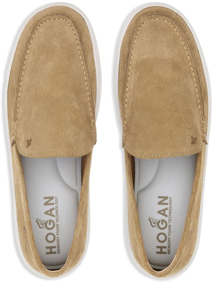 HOGAN Beige loafers Beige