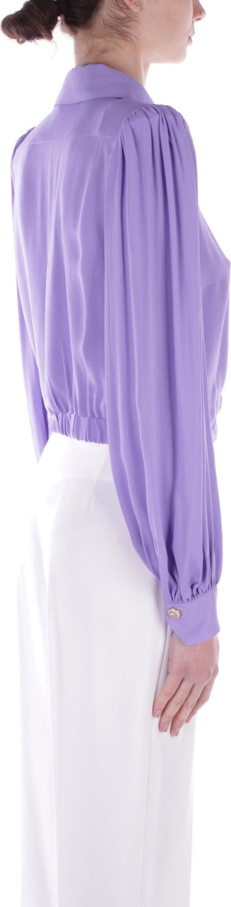 Elisabetta Franchi Shirts Purple Paars