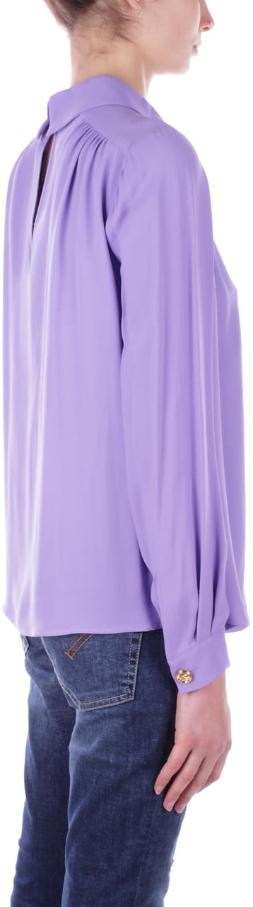 Elisabetta Franchi Shirts Purple Paars