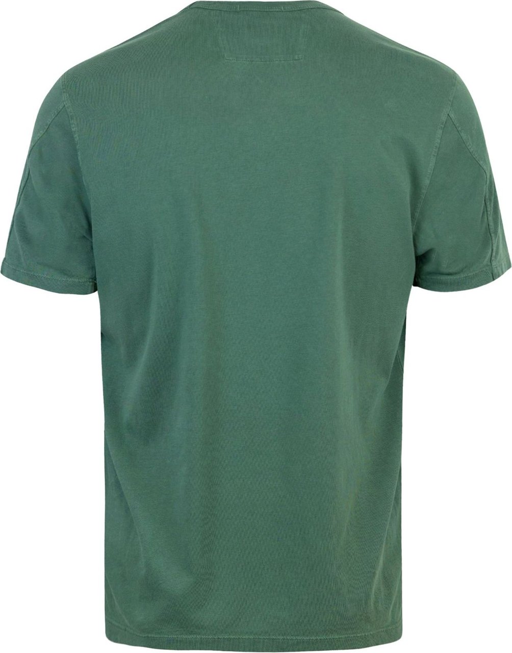 CP Company 24/1 Jersey Resist Dyed Logo T-shirt Green Groen