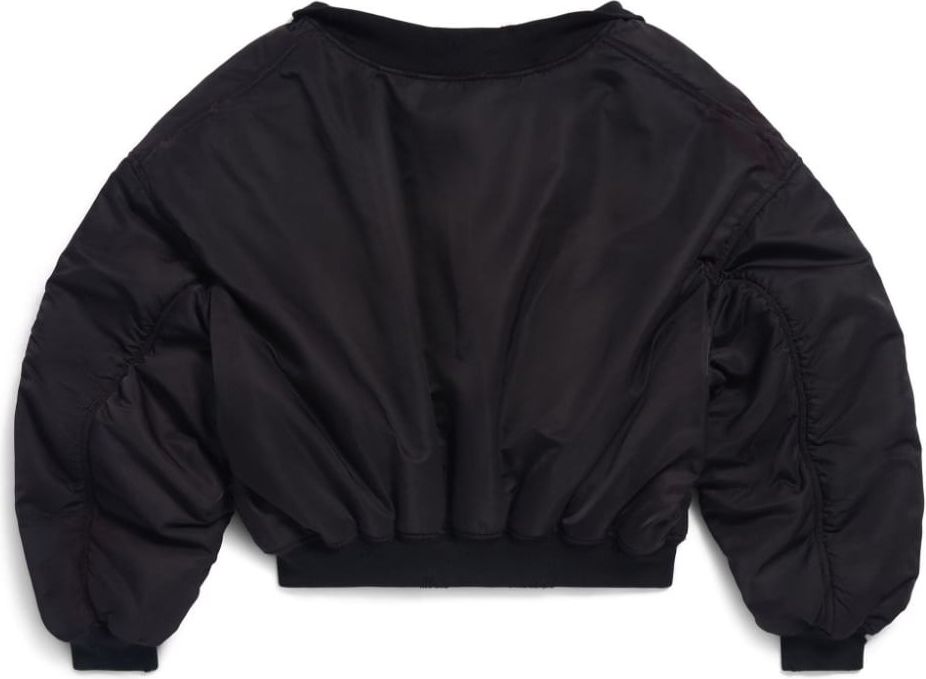 Balenciaga Coats Black Zwart