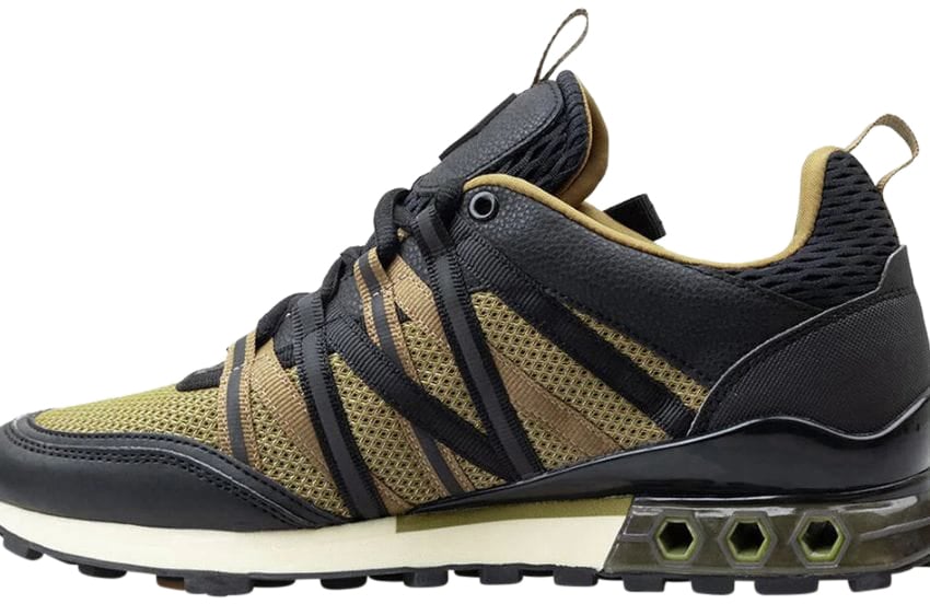 Cruyff Cruyff Fearia Hex Tech Sneakers Black/Gold Zwart