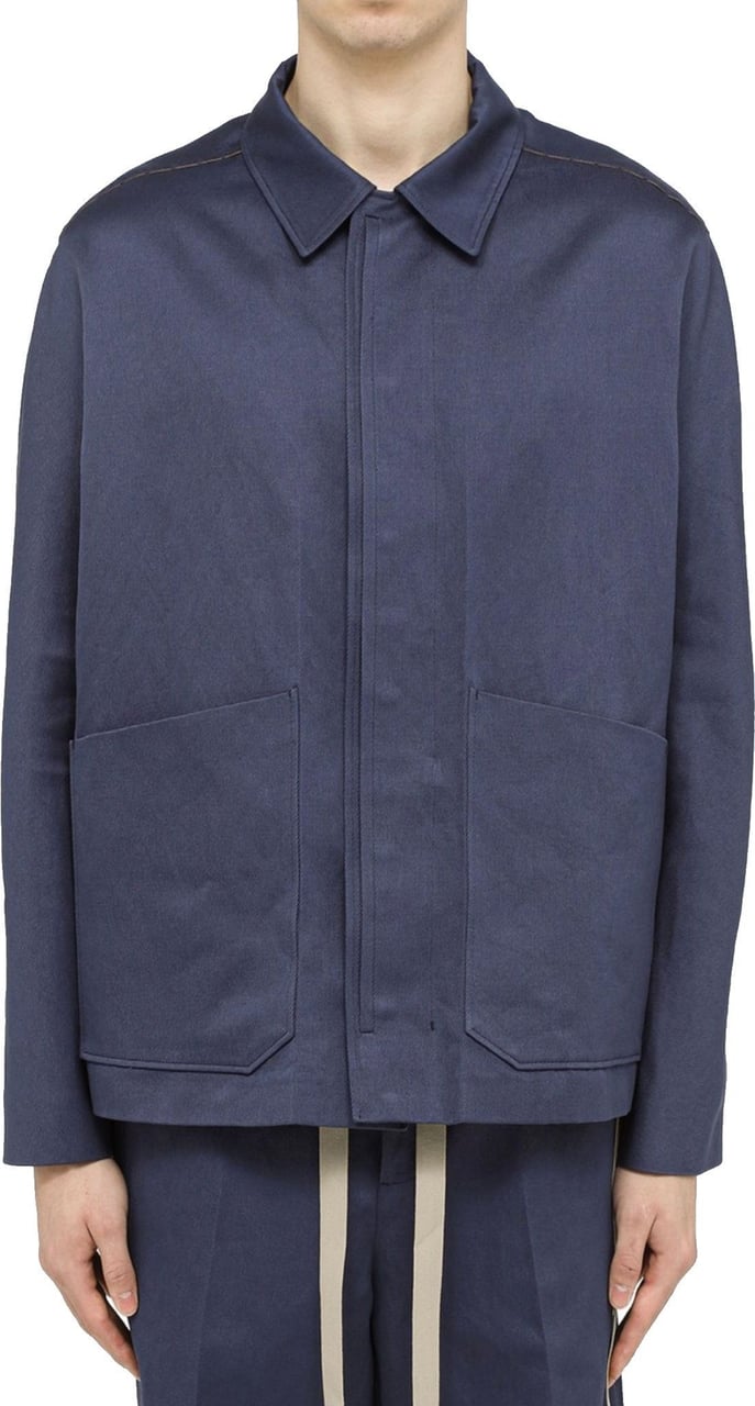 Zegna Ermenegildo Zegna Cotton Jacket Blauw