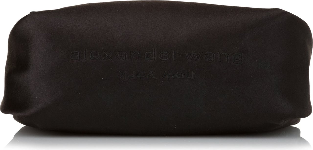 Alexander Wang Scrunchie Satin Mini Handbag Zwart