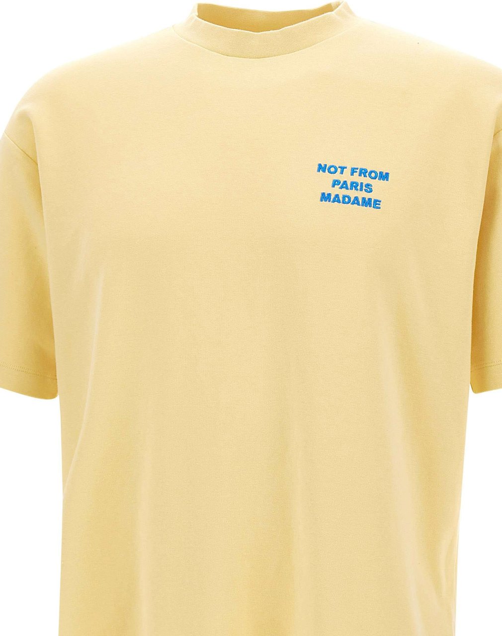 Drôle de Monsieur le t-shirt slogan beige Beige