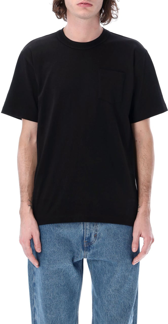 Sacai SIDE ZIP COTTON T-SHIRT | 3 termijnen van elk 70,-