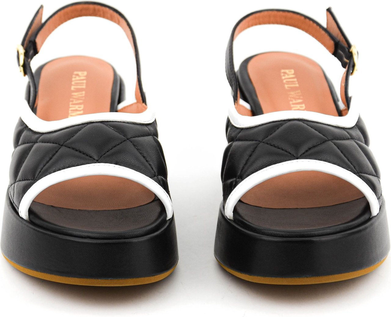 Paul Warmer Coco Platform Sandal Bl Zwart