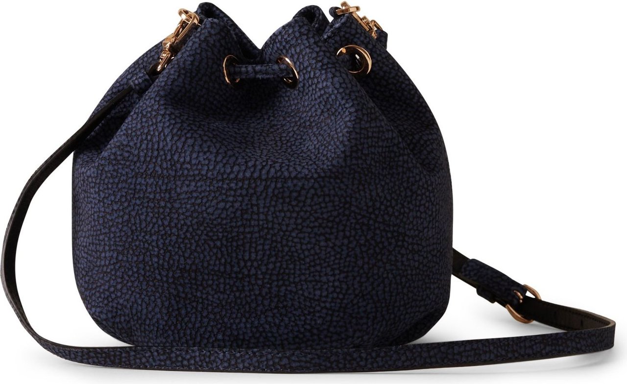 Borbonese Bucket Bag Small Blauw