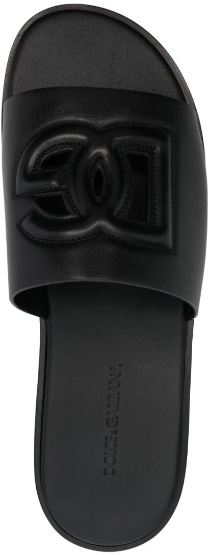 Dolce & Gabbana DG Slides Zwart