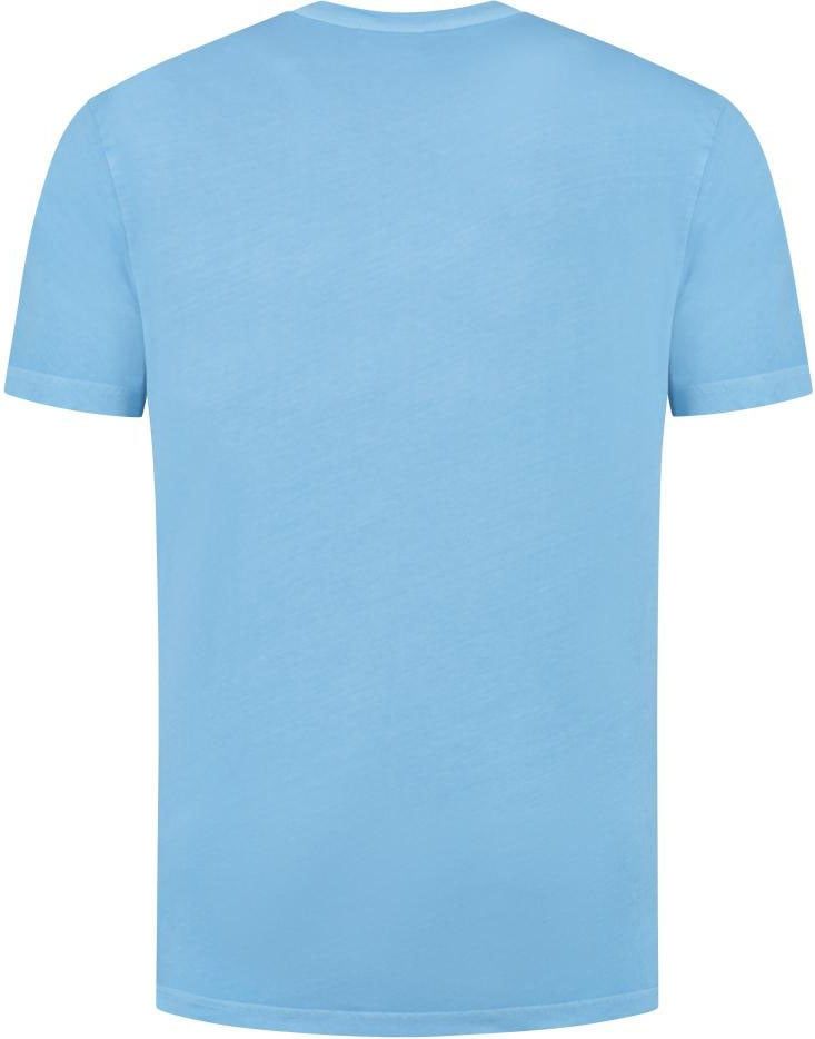 Woolrich Light Garment Dyed T-shirt Blauw