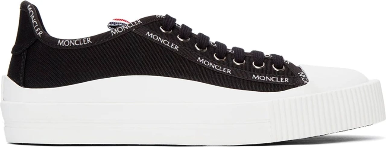 Moncler Moncler Canvas Glissiere Sneakers Zwart