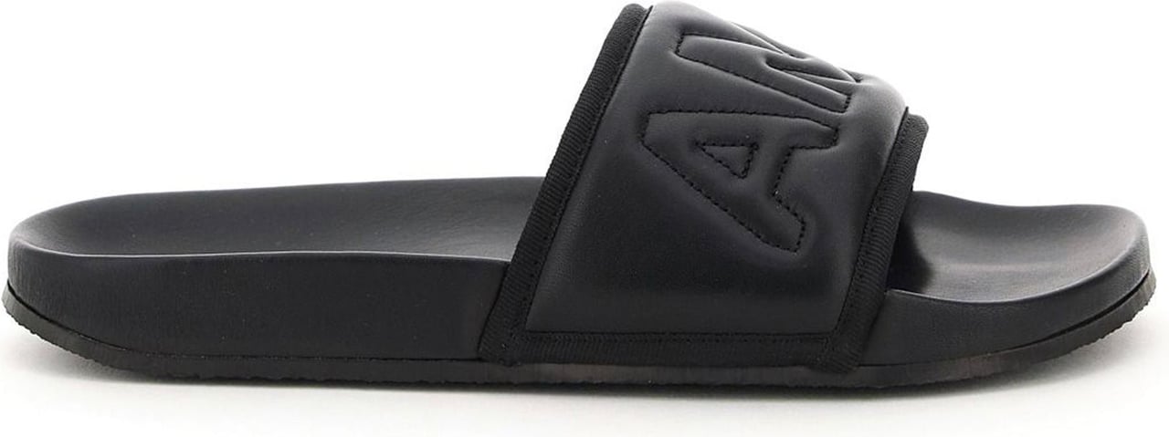 AMBUSH Ambush Leather Slides Zwart