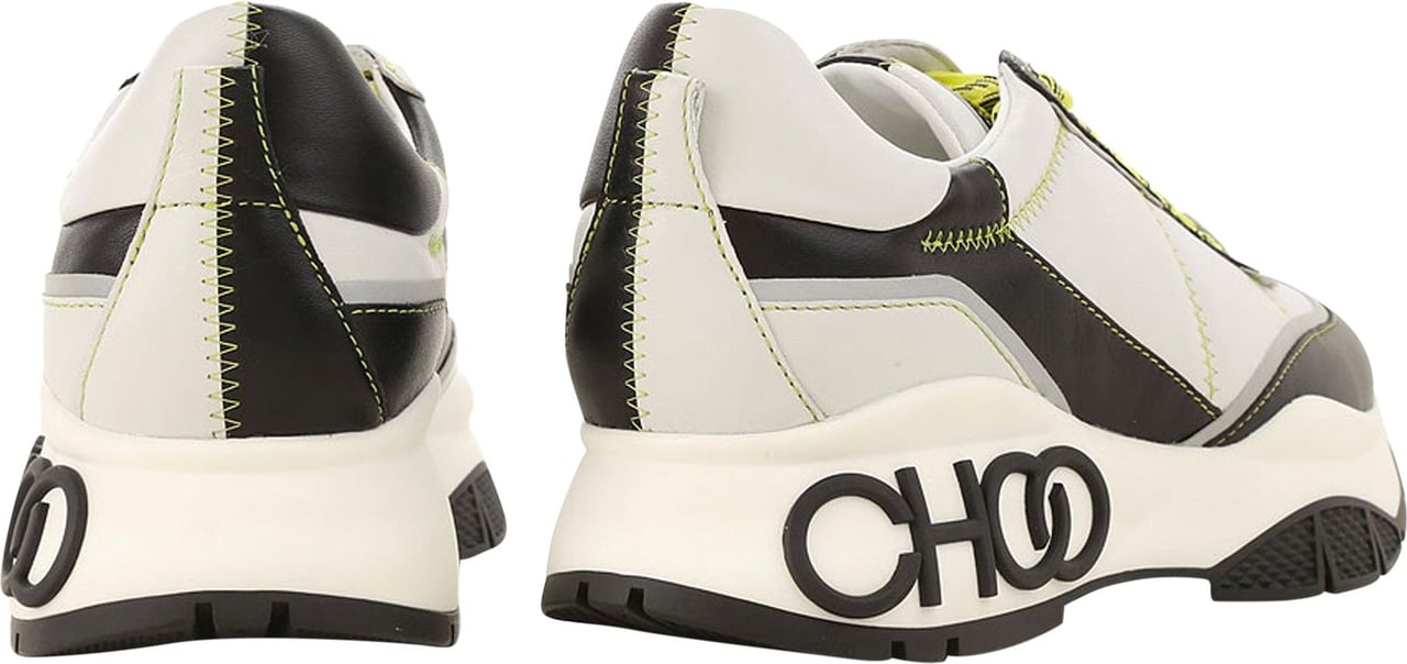 Jimmy Choo Jimmy Choo Leather Sneakers Zwart
