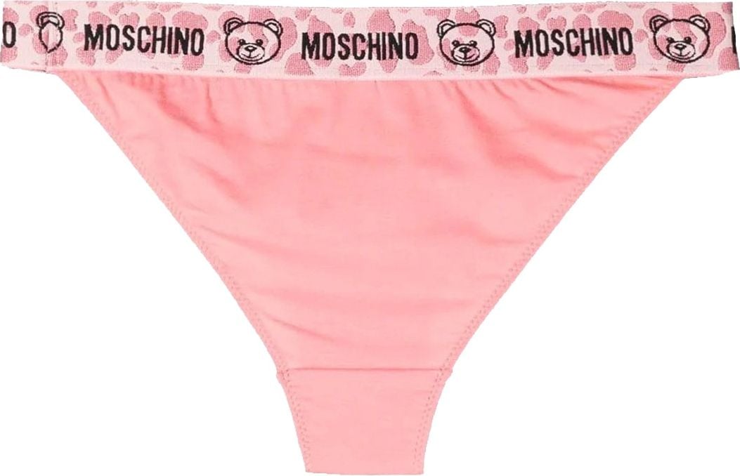 Moschino Moschino Underwear Logo-Waist Thong Roze