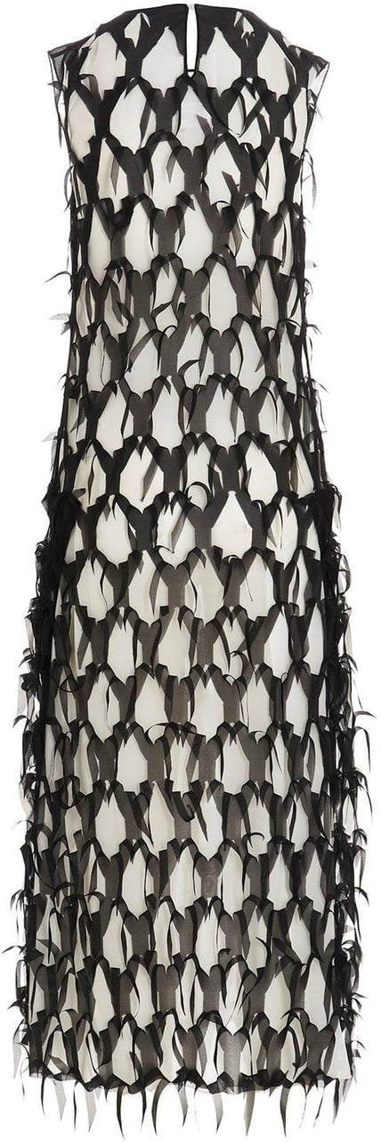 Maison Margiela Maison Margiela Silk Midi Dress Zwart