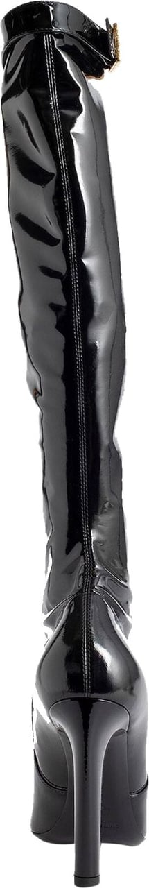 Saint Laurent Saint Laurent Leather Boots Zwart