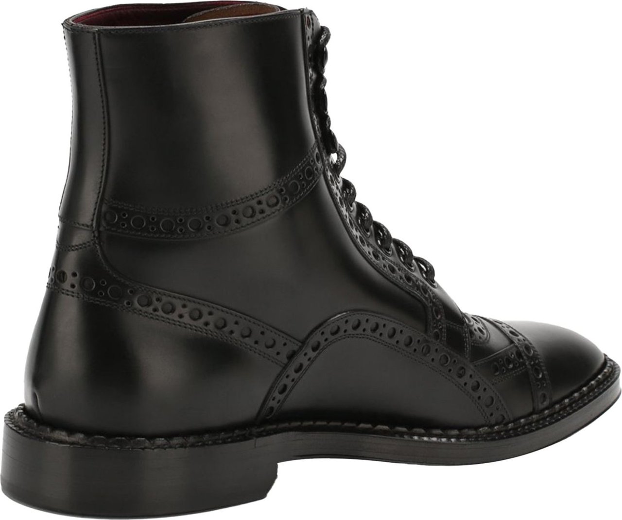 Dolce & Gabbana Dolce & Gabbana Leather Boots Zwart