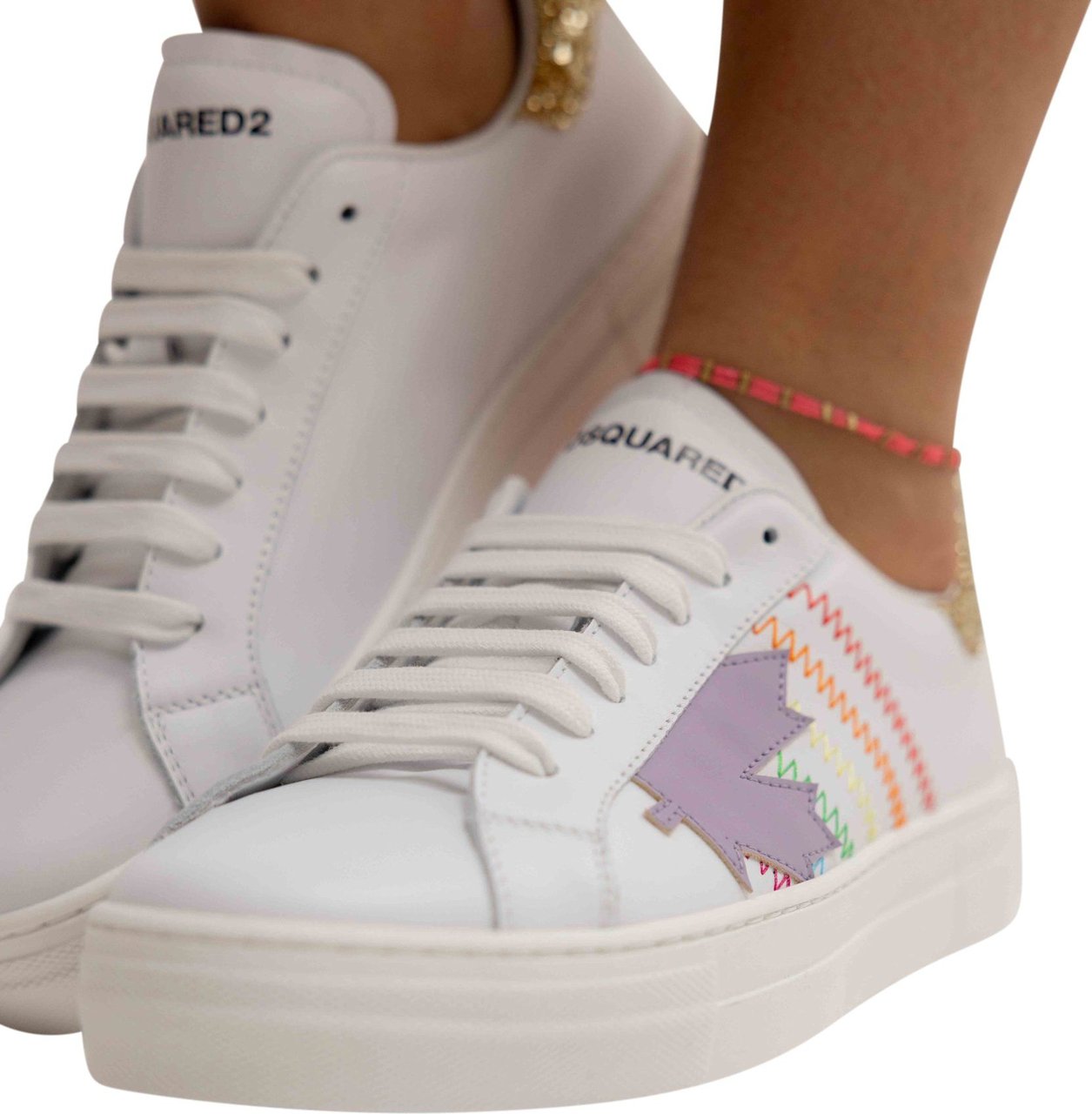Dsquared2 77741 Sneakers Dames/Kids Wit Wit