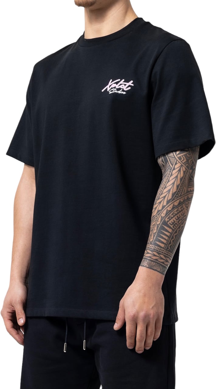 XPLCT Xplct Heren T-shirt Zwart XPL-2403-04/19 VICE Zwart