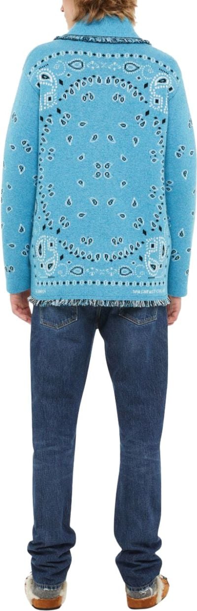 Alanui Sweaters Clear Blue Blauw