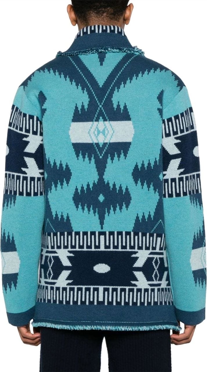 Alanui Sweaters Blue Blauw
